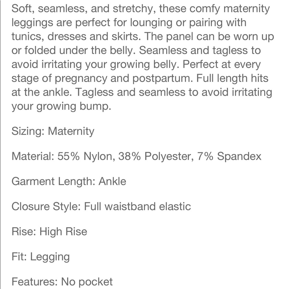 Nwt Indigo Pregnancy 🤰 tights - Picture 3 of 6